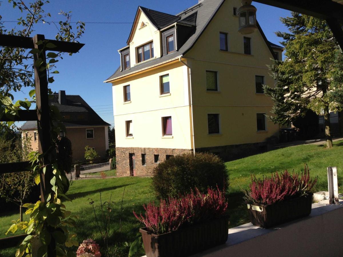 Am Balkon Des Erzgebirges Apartment Bernsbach ภายนอก รูปภาพ
