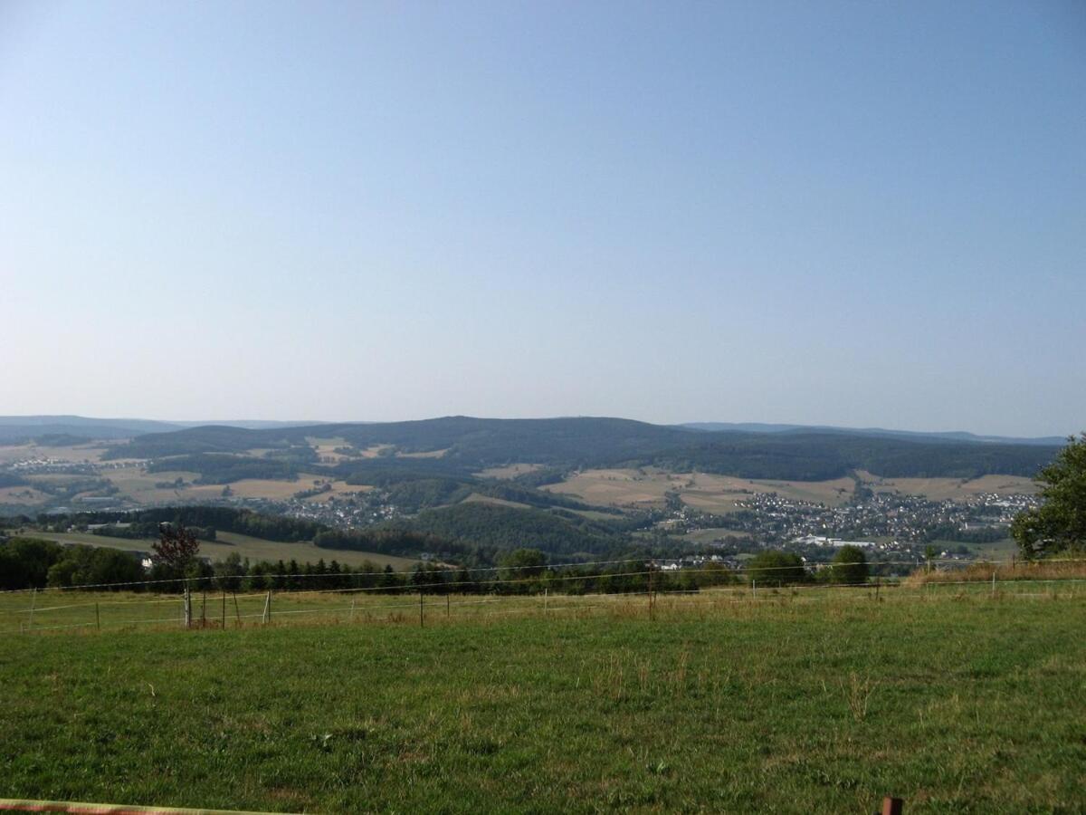 Am Balkon Des Erzgebirges Apartment Bernsbach ภายนอก รูปภาพ