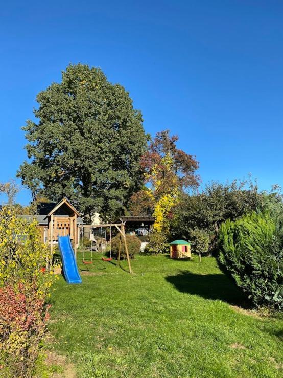 Am Balkon Des Erzgebirges Apartment Bernsbach ภายนอก รูปภาพ