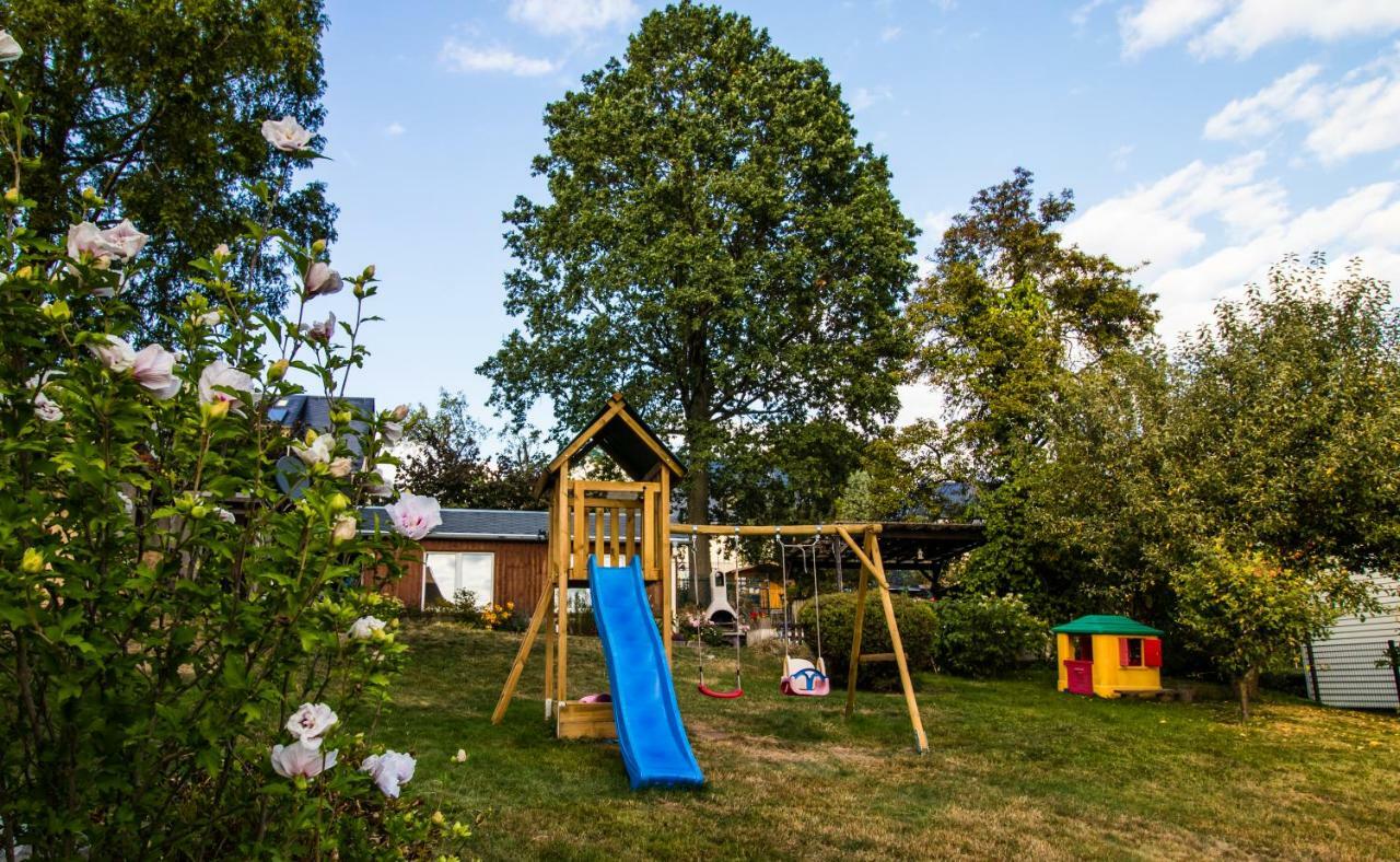 Am Balkon Des Erzgebirges Apartment Bernsbach ภายนอก รูปภาพ